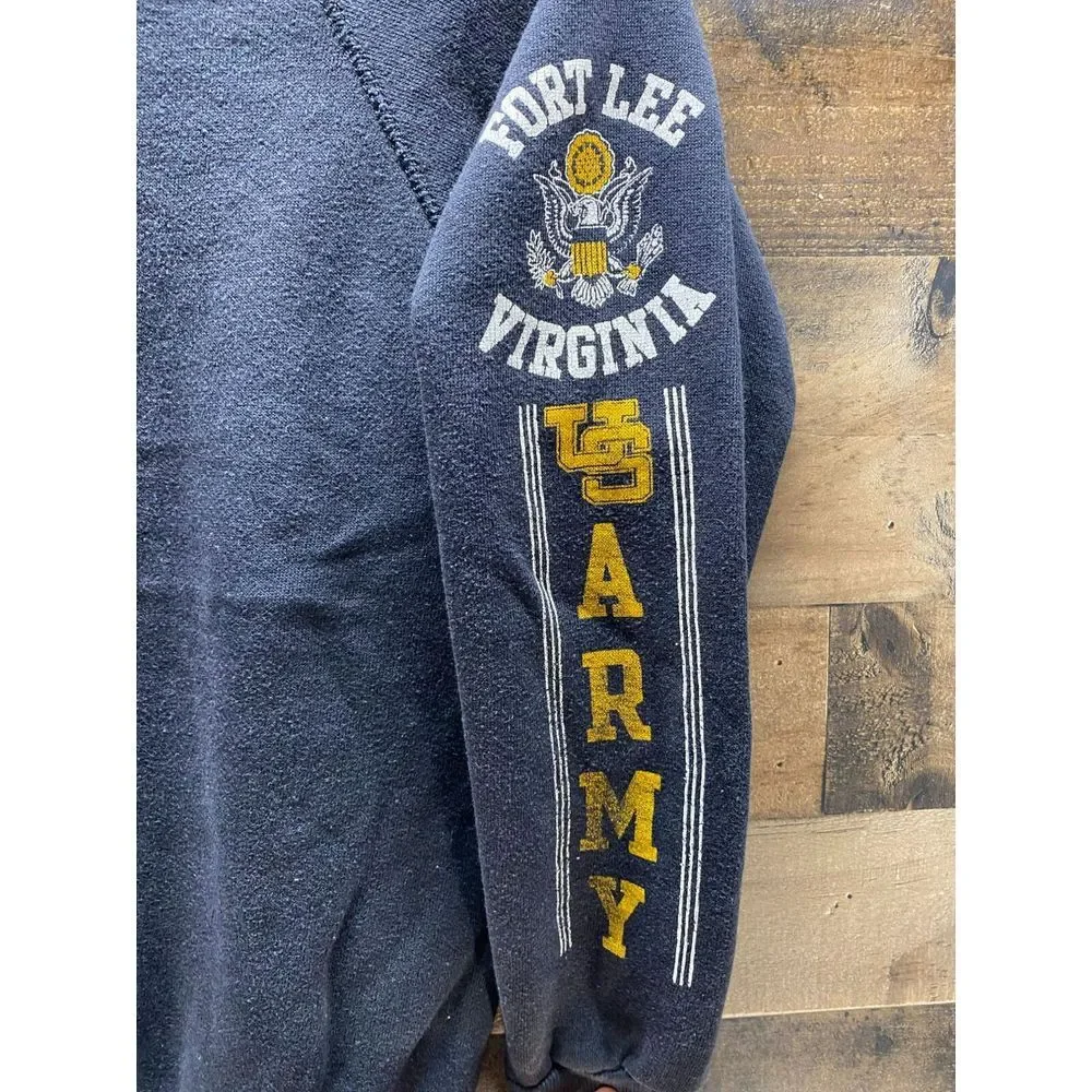 Fort Lee Virginia U.S. Army Pullover Sweatshirt Size‎ Small *Made in USA*